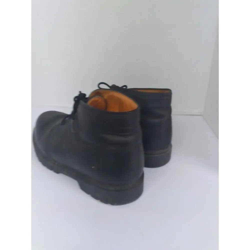 Classic‎ Black Leather Chukka Boots Lace-up Ankle Desert Combat Work Boots